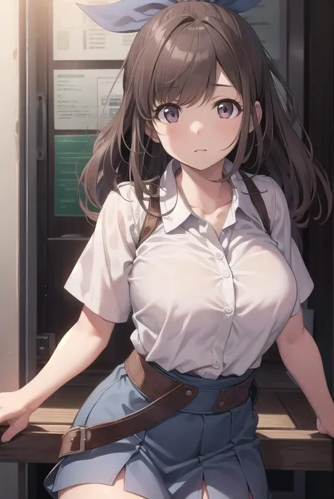 koganetsukioka, <lora:koganetsukioka-lora-nochekaiser:1>,
kogane tsukioka, (brown eyes:1.5), brown hair, hair tie, ponytail,
BREAK bare legs, blue skirt, collarbone, collared shirt, miniskirt, shirt, short sleeves, skirt, tented shirt, tied shirt, tight clothes, tight shirt, white shirt, wing collar,
BREAK looking at viewer,
BREAK outdoors,
BREAK <lyco:GoodHands-beta2:1>, (masterpiece:1.2), best quality, high resolution, unity 8k wallpaper, (illustration:0.8), (beautiful detailed eyes:1.6), extremely detailed face, perfect lighting, extremely detailed CG, (perfect hands, perfect anatomy),