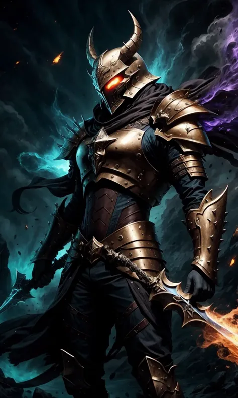 a profesional picture of 1man Azrael the Space Pirate: Azrael was a being of mystery, with a body that seemed to be a mix of human and alien physiology. His skin was a deep, dark purple, and his eyes were a multicolored swirl of red, orange, and yellow. He wore a sleek, form-fitting suit of armor that seemed to be made of some unknown, metallic substance. His helmet was adorned with spikes and horns, giving him a fearsome appearance. Azrael's weapons of choice were a pair of energy swords, which he wielded with deadly precision. His ship, the Black Raven, was a sleek, menacing vessel that seemed to appear out of nowhere, striking fear into the hearts of all who saw it. Azrael was a master of both space and hand-to-hand combat, making him a force to be reckoned with in any situation. ,
BREAK, realistic, perfect quality, best quality, ultrasharp, ultradetailed, perfect quality, masterpiece, intricated details, <lora:add_detail:0.4>, punk, <hypernet:sxzBloom_sxzBloom:0.3>, <lora:splashes_v.1.1:0.5> Splash, splashes, splashing, explosion, exploding <lora:Smoke:0.3> smoke, smokkk, colorfull cyan, hotify, vivid colors