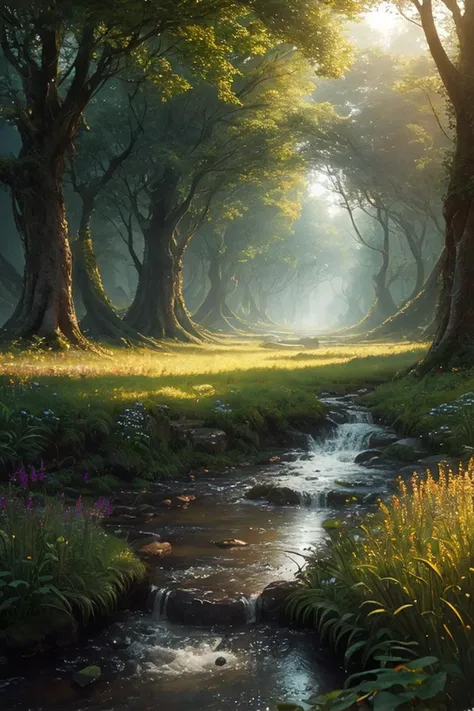 intricate details, (ultra realistic), <lora:FujiVelvia50:0.1>, fantasy, dof, (best quality), masterpiece, cinematic lighting, nature, landscape stretching, (concept art), field