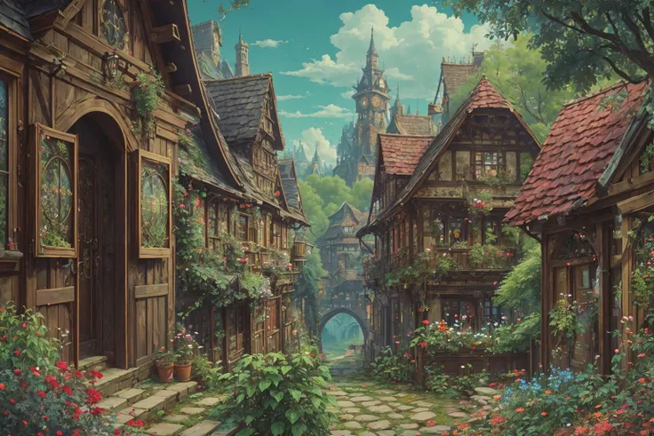 resourcefulness, full body, fantasy wizard hat, (intricate detailed:1.2), physically-based rendering, empty street, Red Riding Hood in front of magnificent gnarled ancient meandering tree with intertweened meandering roots, intricate details, best quality, f 1. 2, ((small herb garden background)), <lora:howlsMovingCastleInterior_v3:1>, (looking out at sprawling cyberpunk city skyline), weird mysterious object, auburn hair, flowers, fantasy creature, hypermaximalism, (house)
