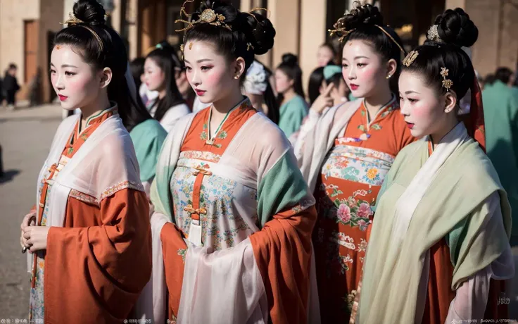 (8k, RAW photo, best quality, masterpiece:1.2), (realistic, photo-realistic:1.4), ultra-detailed, (Internet celebrity beauty),perfect detail , make up,(full-body shot:1.2),tchf,China Jiangnan water town style, <lora:tchf-10:0.7>