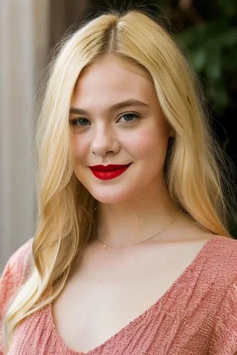 <lora:3ll3f4n:1>, Realistic photo of a beautiful 3ll3f4n woman, 1girl, solo, long hair, looking at viewer, smile, (((blonde hair))), shirt, upper body, smile, blurry, lips, makeup, blurry background, lipstick, realistic, red lips, soft lighting, professional Photography, Photorealistic, detailed, RAW, analog, sharp focus, 8k, HD, DSLR, high quality, Fujifilm XT3, film grain, award winning, masterpiece