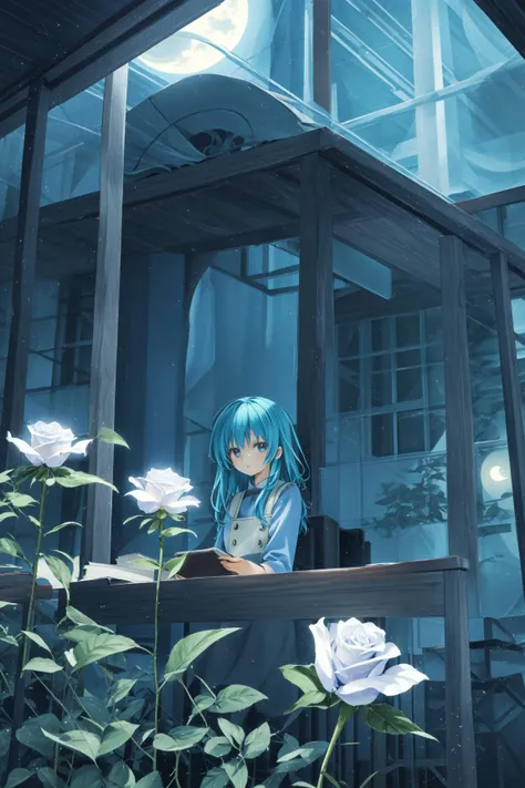 1girl, long curvy hair, pinafore dress, green house, indoor , student,
white rose, moonlight,crescent ,(warm color):0.263, magical atmosphere, trending on artstation, intricate details (by Marc Adamus):0.3,(by itou hachi):0.7,(8k hdr:1.2), atmospheric perspective, extremely detailed, wallpaper, perfect anime illustration,upper body,
<lora:add_detail:0.217><lora:clamp-tsubasa-style:0.75><lora:Heavy_grain:0.65>