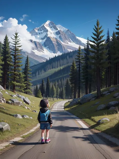 (-sized cin background, nature, 1girl, solo, full body, atmospheric ambience)