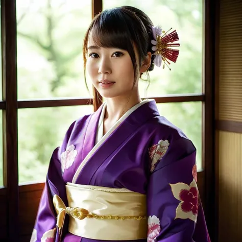aikayumeno,Hyper-detailed,hyper realistic,1girl,kimono, upper body <lyco:aikayumeno_loha:0.7>