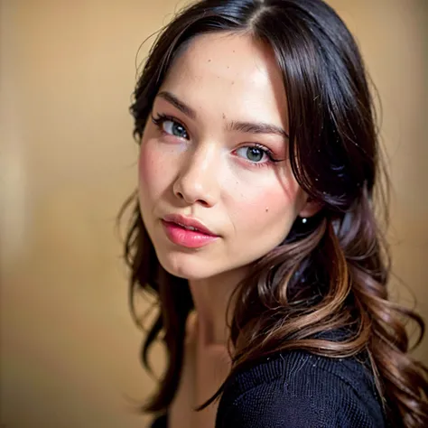 (photorealistic:1.3), jodi, 8k, best quality, (dark street at night, in natural lightning), (extremely detailed eyes and face), upper body, (long brown hair), (film grain), an extremely delicate and beautiful, (perky breasts), looking at viewer, brown eyes, professional photo, (lomography color 400), <lora:xelor_quarterjade_v1.0:1>
