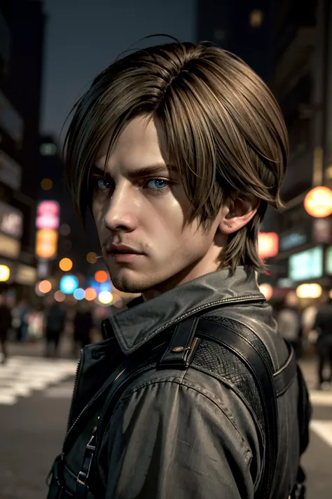 ((ultra detailed, masterpiece, absurdres))
<lora:RE6Leon:0.8>
RE6Leon, 1boy, brown hair, looking at viewer, on the streets of futuristic Tokyo