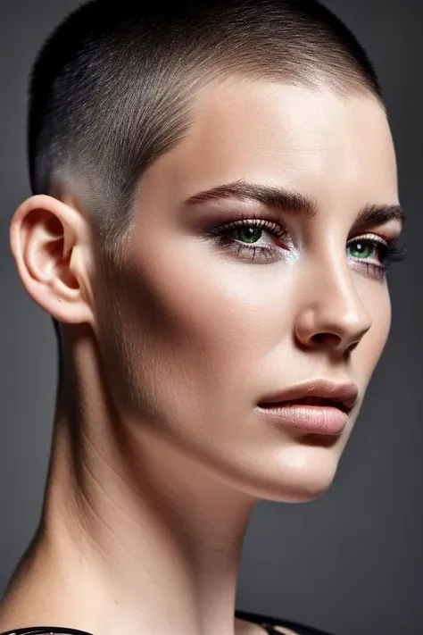 evgl, full color portrait of woman, (slick undercut hair:1.1),
masterpiece, best quality, sharp focus, 8k highres, ultra-detailed, rim light, (grey background:1.0),
<lora:CR-EvangelineLilly-frankyfrank2k:1>