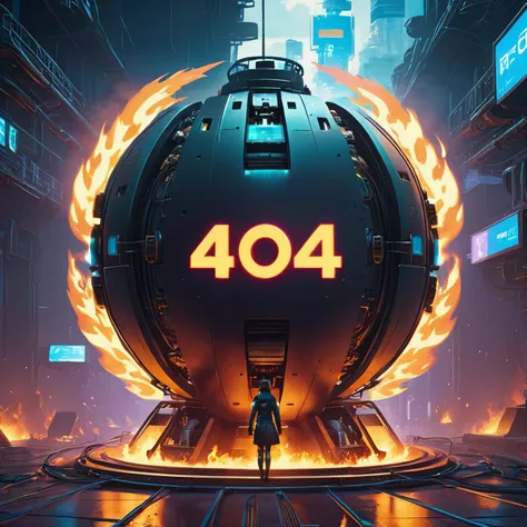 Advertising poster style <lora:404-CIvitAI-lora:1> 404, text 404, logo 404, Civitai404, ffusion404, a scene of a machine with fire and flames, digital cyberpunk anime art, digital cyberpunk anime art, beeple masterpiece, beeple daily art, beeple, advanced digital cyberpunk art, beeple hyperrealism, realism beeple, cyberpunk anime art, beeple artwork, beeple art <lora:404-CIvitAI-lora:0.4>,close portrait,(manga:1.3),beautiful,attractive,handsome,trending on ArtStation,DeviantArt contest winner,CGSociety,ultrafine,detailed,studio lighting . Professional, modern, product-focused, commercial, eye-catching, highly detailed