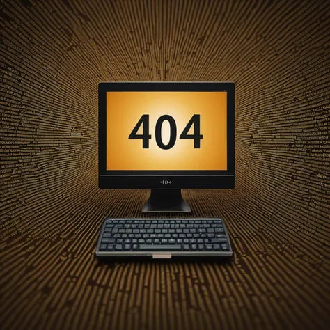 Surrealist art <lora:404-CIvitAI-lora:1> 404, text 404, logo 404, Civitai404, ffusion404, 404 error code on a computer screen, shutterstock, digital errors, computer code, 40k, 4 0 k, istock, high quality screenshot, 4 0 years, 4 2 0 0 k, 2263539546, 2045, 4 2 0, on a dark background . Dreamlike, mysterious, provocative, symbolic, intricate, detailed