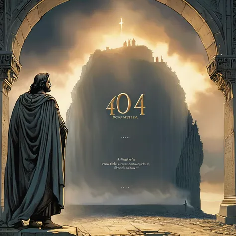 cinematic film still <lora:FF-404-CivitAI-Lycoris-MIX-algo1:1> 404, text 404, logo 404, Civitai404, ffusion404, a man is standing in front of a stone monument, gustave dore background, gustave dore background, gustave dore style, by Gustave Dore, epic biblical depiction, 4 0 k, 40k, by gustav dore, emerald tablet, 2045, gustave dore and junji ito, by Gustave Dor, 2040, drawing gustave dore,propaganda poster,soviet poster,sovietwave . shallow depth of field, vignette, highly detailed, high budget, bokeh, cinemascope, moody, epic, gorgeous, film grain, grainy
