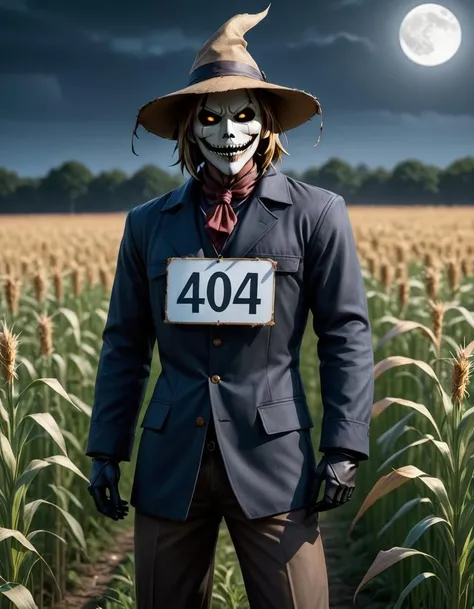 anime artwork (Professional 3D rendering:1.3) of (Visual novel:1.3) 404, text 404, logo 404, Civitai404, ffusion404, scarecrow in the field with a sign, scarecrow, the scarecrow, powerful male scarecrow, willem dafoe as scarecrow, scary scene, in field high resolution, widescreen shot, scary picture, hd wallpaper, in a dark field, still from animated horror movie, from horror movies, horror film, horror cgi 4 k, cgi art, amazing cgi, scary picture in color <lora:FF-404-CivitAI-Lycoris-MIX-algo1:0.4> <lora:FF-404-CivitAI-Lycoris-MIX-algo1:0.4> <lora:Realtoon_test:1>,CGSociety,ArtStation,close portrait,(manga:1.3),beautiful,attractive,handsome,trending on ArtStation,DeviantArt contest winner,CGSociety,ultrafine,detailed,studio lighting . anime style, key visual, vibrant, studio anime,  highly detailed