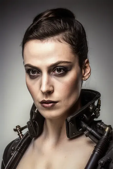 (Award Winning Photo:1.3) of (Masterpiece:1.3),(Lustful:1.3) RAW photo, a woman in (((full body tactical sniper suit))), city of the future background, cyberpunk 2077, look in camera, (high detailed skin:1.2), 8k uhd, dslr, soft lighting, high quality, film grain, Fujifilm XT3 <lora:viver_v2:0.8>,(by Artist WLOP:1.3),Highly Detailed,(Cybergoth Art:1.3),(Cyberpunk Art:1.3),(close portrait:1.3),(Feminine:1.4),(beautiful:1.4),(attractive:1.3),handsome,calendar pose,perfectly detailed eyes,studio lighting,thematic background