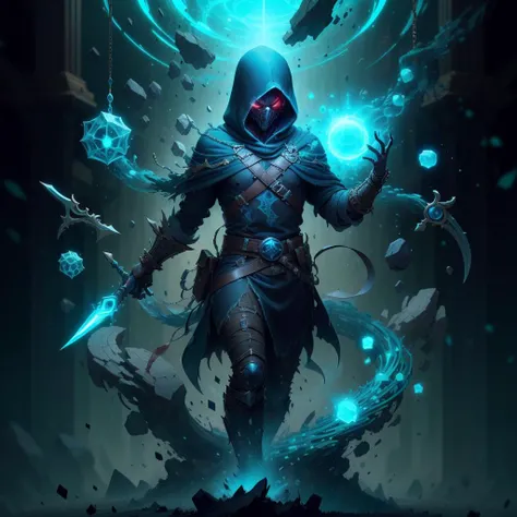 humanoid (creature) made entirely of (((goo))) with a cloak of goo. Dynamic pose, ultra detailed, 8K, 4K, high resolution, perfectly drawn, extremely detailed, animated pose, cinematic light, cinematic shadow, perfectly drawn hands, detailed face, detailed background, rich background image of details.