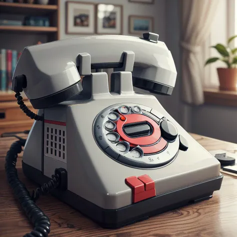 NESStyle rotary phone, <lora:NESStyle:1>, (Masterpiece:1.3) (best quality:1.2) (high quality:1.1)
