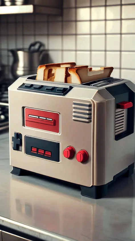 NESStyle toaster, <lora:NESStyle:1>, (Masterpiece:1.3) (best quality:1.2) (high quality:1.1)