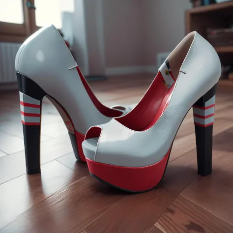 NESStyle High heels, <lora:NESStyle:1>, (Masterpiece:1.3) (best quality:1.2) (high quality:1.1)