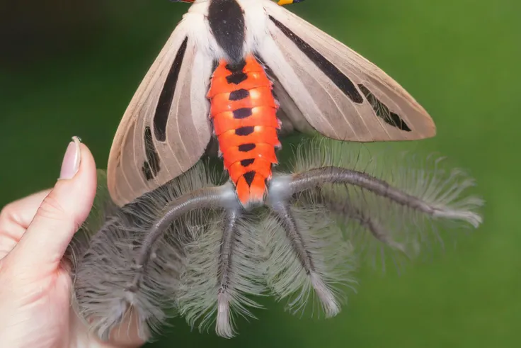 (masterpiece, best quality:1.2), ultra-detailed, (forest:1.5) EdobCreatonotosGangis moth, (realistic:1.5), <lora:EdobCreatonotosGangis_v1.2:0.8>
