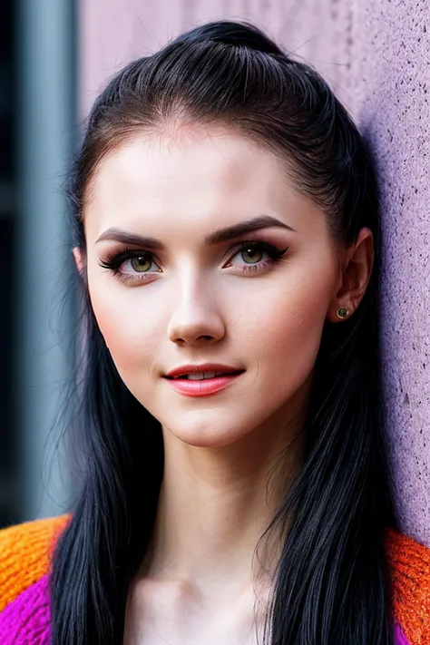 CrystalG_SoloTI_v1,
Adorned in Chic Pastels (dress:1.1), (trendy urban backdrop:1.1), (closeup portrait), fashionista style, (vibrant street art background), modern trendy photography, (Sony Alpha 7 III Camera), 50mm, natural light, bold colors, stylishly detailed, High (Detail:1.1), Crisply focused, dynamic, vibrant natural light, 4k textures, trendy, ((((effortlessly chic)))), lively tones, fashionable details, energetic, high contrast, 
 <lora:add_detail:0.6>,<lora:LowRa:0>