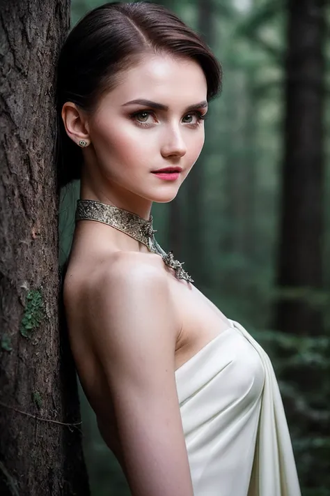 CrystalG_SoloTI_v1,
(Sophisticated ensemble tailored to perfection, exuding effortless elegance and refined charm, accessorized with statement jewelry and designer heels, hair styled in a chic and polished manner, with a subtle hint of allure), (Enchanted forests teeming with magical creatures, ancient ruins steeped in mystery and danger, the gentle hum of arcane energies permeating the air, the distant echoes of ancient prophecies guiding her path:1.3), (seductive:1.3),(analog, cinematic, film grain, hazy atmosphere, cinematic shot:1.3),
<lora:add_detail:0.6>,<lora:LowRa:0>, PA7_Portrait-MCU,
