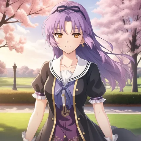 adult renne, beautiful face, dress, in the park, intricate, ethereal, looking_at_viewer, faint smile, masterpiece, best quality, extremely detailed CG unity 8k wallpaper