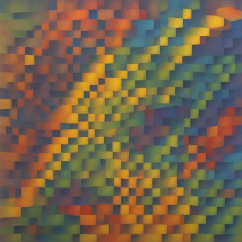 Le Parc a colorful painting with curves of different colors abstraccion geometrica, color surfaces, rainbow <lora:LeParc_AI_LoRA_XL_v2.1:1>