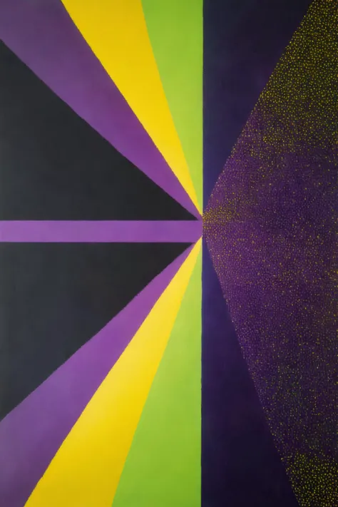 le parc,<lora:LeParc_AI_LoRA_XL_v2.1-000020:1>,
An abstract art experiment,with dots and color blocks describing the connection between the starry sky and nerve cells,ethereal,gorgeous,purple,green,yellow,black,