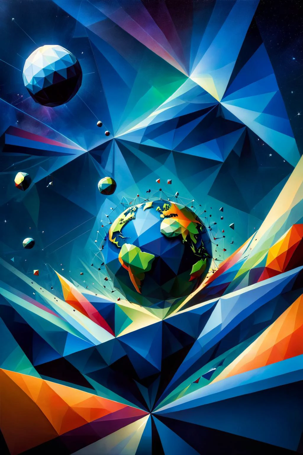 Abstraction,futuristic science fiction,The projection of a four-dimensional space in a three-dimensional world,
le parc,<lora:LeParc_AI_LoRA_XL_v2.1-000020:1>,ral-polygon,<lora:ral-polygon:1>,