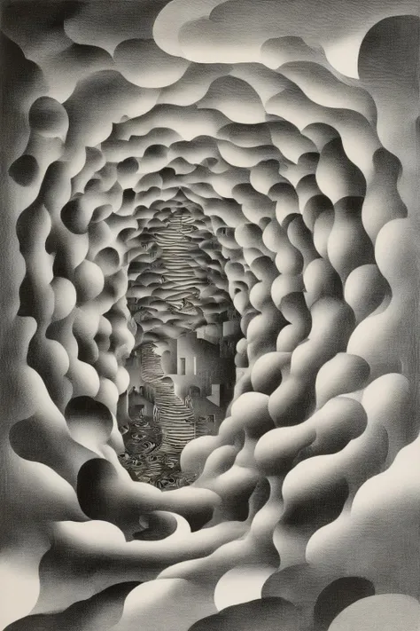 art by escher,<lora:Escher_Blend:1>,Le Parc,<lora:LeParc_AI_LoRA_XL_v2.1-000020:1>,
portrait of a woman with a hat on her head,An optical paradox:1.2 unfolds as fish:1.1 swim in an eternal waterfall:1.2,their scales reflecting the intricacies of tessellation:1.1,a nod to the artist's obsession:1.2,