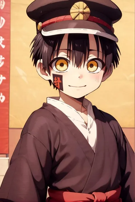 1boy,
masterpiece, ultra detail,
<lora:tsukasa-000009:0.6>
tsukasa, solo, looking at viewer, wide evil sneer , black hair, school uniform, yellow eyes, standing, whole body, hat, kimono
<lora:XDetail_heavy:1>