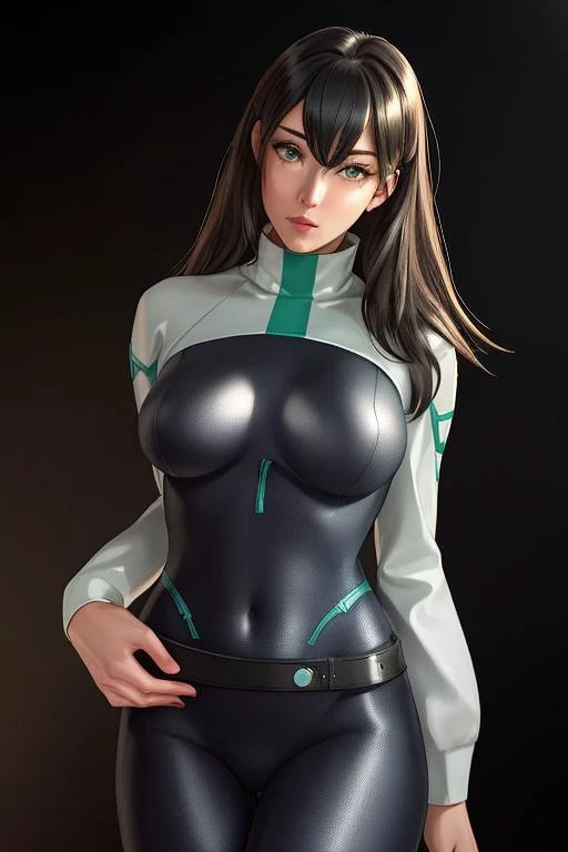 <lora:may(gundam)_lora:0.8>, 1girl, may, masterpiece, realistic, highly detailed, elegant, intricate, bodysuit, cowboy shot, perfect eyes, close up, photorealism, hdr, beautiful face