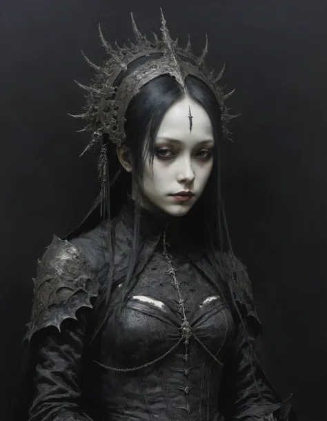 by Tsutomu Nihei,  (gothic but extremely beautiful:1.4), (masterpiece, best quality:1.4) , in the style of nicola samori,
<lora:epi_noiseoffset2:0.5> <lora:add-detail-xl:1> <lora:xl_more_art-full_v1:0.5>  <lora:NicolaSamori:0.7>