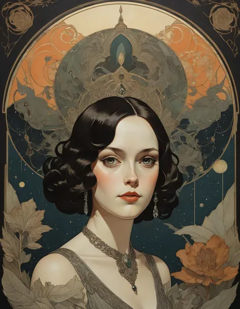 by Abigail Larson and by H. P. Lovecraft, (terragenous , Art Deco but extremely beautiful:1.4), (intricate details, masterpiece, best quality:1.4) ,
Cel Shaded Art, 2D, flat color, toon shading, cel shaded style, , looking at viewer, dynamic pose
<lora:add-detail-xl:1> <lora:xl_more_art-full_v1:0.5> <lora:NicolaSamori:0.5> in the style of nicola samori <lora:looking_at_viewer:2>