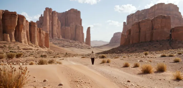 cinematic film still breathtaking score_9, score_8_up, score_7_up, BREAK, 8k, masterpiece, low-angle view, scenery, desert, highly detailed, depth of field, film grain, <lora:CinematicStyle_v1:.3>, <lora:MJ52:.4>, <lora:add-detail-xl:1> . award-winning, professional, highly detailed . shallow depth of field, vignette, highly detailed, high budget Hollywood , bokeh, cinemascope, moody, epic, gorgeous, film grain, grainy
