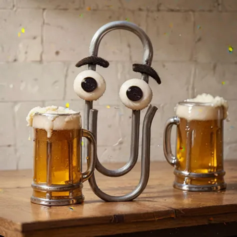 score_9,score_8_up,score_7_up,<lora:Clippy_-_Microsoft_Office_PDXL:1> cl1ppy, helps score you some beers