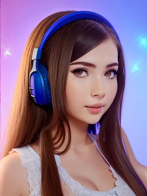 young woman <hypernet:k4rstrmr:1> headphones