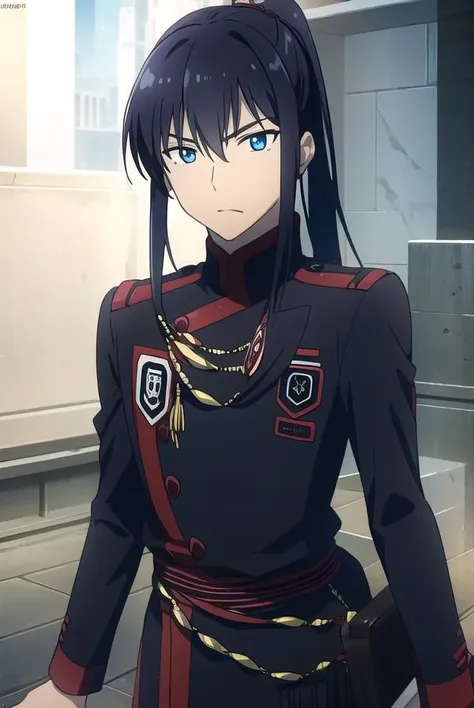 yuukanda, <lyco:yuukanda-LYCORIStest:1>,
yuu kanda, long hair, black hair, ponytail, blue eyes, mature male, 1boy,
BREAK gloves, uniform, military, military uniform,
BREAK looking at viewer,
BREAK outdoors, city,
BREAK <lora:GoodHands-vanilla:1>, (masterpiece:1.2), best quality, high resolution, unity 8k wallpaper, (illustration:0.8), (beautiful detailed eyes:1.6), extremely detailed face, perfect lighting, extremely detailed CG, (perfect hands, perfect anatomy),