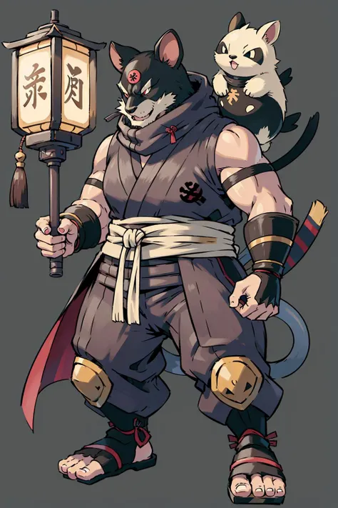 <lora:PokemonDna-20:1>, (pokemondna:0.8), shinobi hamster, rodent, <lora:ShinobiTech-20:0.6>, shinobitech , scifi, shinobi, bulky metal , pipes , neon