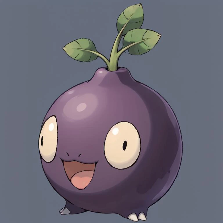 <lora:PokemonDna-20:1>,(pokemondna:0.8) , huge eggplant mon