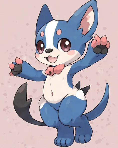 solo, masterpiece, <lora:PokemonDna:0.8>,pokemondna, Kawaii Boston Terrier