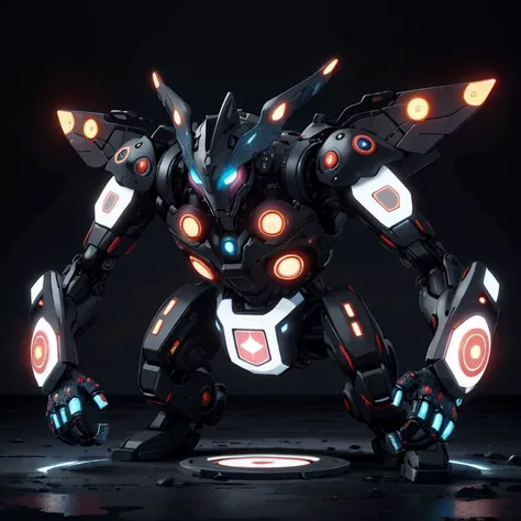 masterpiece, best quality, expressive eyes, absurdres, <lora:PokemonDna-20:1> (pokemondna:0.8), <lora:AdsTech-20:0.5> adstech, colorful symbols, hologram, scifi, tytanitus