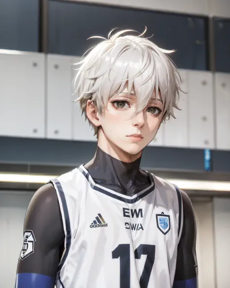 (masterpiece, best quality:1.2), <lora:bl_nagi-10:0.7>, upper body, solo, male focus, 1boy, nagi seishirou, expressionless, closed mouth, sportswear, soccer field