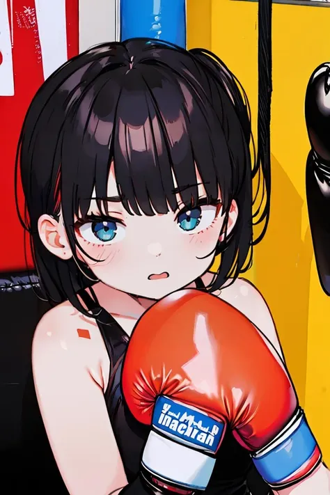 (masterpiece, best quality),1girl, beautiful face,  <lora:boxing_girl_lora01:1> Boxing, boxing gloves, boxing girl,