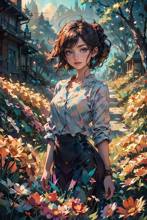 <lora:shuicolor_v1:0.9>
shui001,Masterpiece: 1.2, best quality, 1girl, field of daisy, vibrant, (happy:1.4),colorful details,ultra detailed,detailed lighting,\(\(inspired by Hayao Miyazaki\)\),official art,