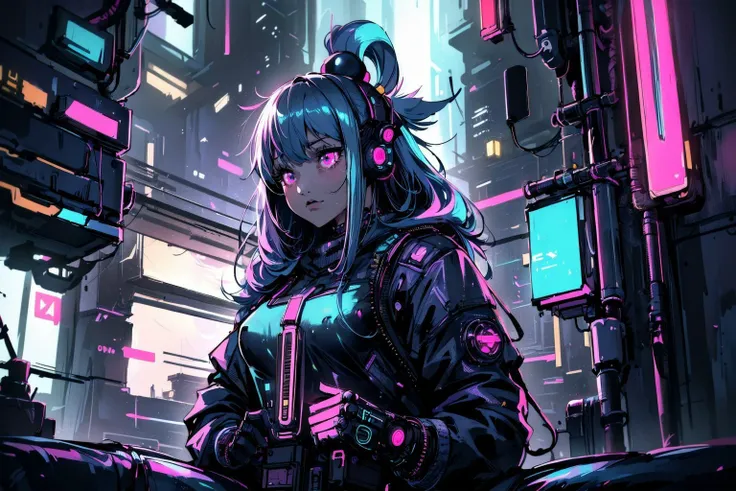 <lora:CyberPunkAI:0.76> cyberpunkai, neon, (cyberpunk:1.3), upper body, <lora:aqua_konosuba-000035:0.7> , aqua \(konosuba\),, masterpiece, best quality, ultra-detailed, glistening shiny, glowing light, ray tracing, HDR, deph of field ,8k,HD, perfect lighting,best quality, ultra-detailed