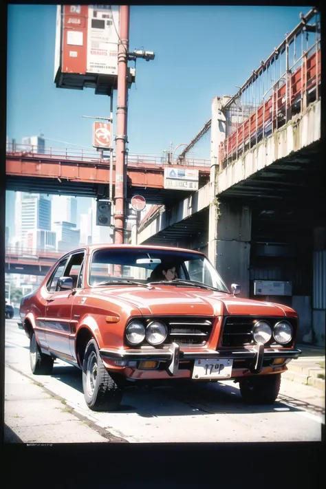 (1970s (style) retro artstyle:1.25)
(red car:1.5) old city night central freeway highway
Japanese classic car
pastel color (city pop:1.5)
<lora:detail_slider_v4:-0.5>
looking at viewer
hyper realistic,metal,professional photo