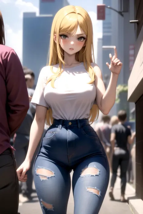 <lora:thicc_v2.3:3> 
1girl, jeans, torn pants, 
<lora:baggy_jeans_v0.9:0.8>, masterpiece, best quality, highly detailed