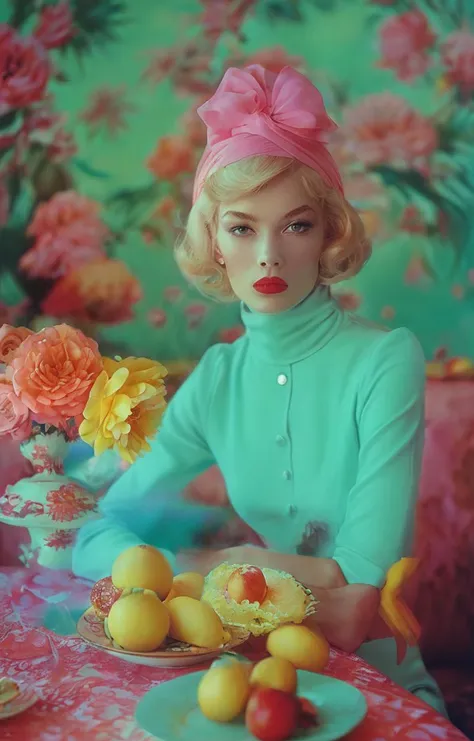 masterpiece,best quality,<lora:tbh154-sdxl:1>,illustration,style of Miles Aldridge, portrait of family