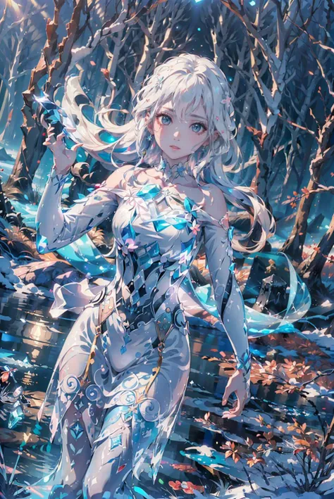 <(best quality, extremery best quality, masterpiece:1.4), (realistic, intricate details:1.4), (photorealistic:1.4), (extremely intricate:1.4), highres, ultra highres, ultra-detailed, absurdres, incredibly absurdres, extremely detailed, high quality, high resolution, hyperrealistic, ultra-realistic, hyper-detailed, top quality, best, fine detail, massive detail, Highly detailed, extreme detailed, highest detailed, high-res, absolutely resolution, reflection, (refraction:1.4), (hyperrealism:1.4)>, BREAK, 1girl, solo, looking at viewer, (young cute beautiful 18-year-old girl:1.4), 3d face, (hand of Guido Daniele:1.4), beautiful girl, Beautiful face, pretty, girlface, kpop idol,  supermodel, stunning innocent symmetry face, perfect body, medium breast, slim waist, slim legs, (high detailed skin:1.5), glowing eyes, goddess, natural skin texture, shiny skin, White skin, Beautiful detailed face, detailed face, real skin texture, cute delicate face, finely detailed face, golden ratio, golden ratio face, expressive eyes, perfect face, perfect skin, flawless face, clear face, shiny hair, pale skin, Proper body proportion, perfect anatomy, realistic skin texture, luscious lips, glossy lips, natural makeup, beautiful bright pupils, slender figure, intricate eyes, detailed pupils, detailed face and eyes, longeyelashes, blush, good hand, perfect hands, pretty face, beautiful female bodies, finely detailed skin, oily shiny skin, clean facial features, an extremely delicate and beautiful, cute & girly, beautiful detailed eyes, stars in the eyes, BREAK, (((((Night time, heavy snow, (snow_queen_elsa, blonde hair:1.5), (winter, snow-covered landscape, snowstorm, ice powers, snowy background, mountain background, cold, winter forest, snowflake, Snow, snowing, falling snow, forest, sky, river in background, cold ice, blizzard storm, frozen lake, big tall pine tree, mountain, snow peak, everfrost, landscape, glaciers, water reflection, ice reflection, frozen forest, spikes of ice, ice glaciers, ice cliffs, aurora borealis, stars, outdoors,  morning mist, ethereal, sunrise, scenery, nature, lost forest, mysterious background:1.4), (iridescent colors, Iridescence, blush, mysterious, fantasy background, fantasy, smile, open mouth:1.2), (light is shining, fog, wind:1.2), (Luminescent Particles:1.3), (fullbody:1.2), (eye focus, face focus, character focus, close-up face:1.2), (dutch angle, cowboy shot:1.3), colorful refraction)))), BREAK, <watercolor, available light, detailed light,  volumetric fog,  beautiful lighting,  Rembrandt lighting,  Cinematic, pixel art,  game art,  key visual,  surreal,   PBR Texturing,   Anisotropic Filtering, Maximum Clarity And Sharpness, Albedo And Specular Maps, Multi-Layered Textures, Surface Shading, Sub-Pixel Convolution,  Sub-Pixel Convolution,  Accurate Simulation Of Light-Material Interaction, blurry foreground, broad light, volumetric light effect, matte painting, perfectly defined features, volumetric lighting, Tone Mapping, Lumen Reflections, Global illumination, Ray Tracing, Screen Space Global Illumination, Accent Lighting, 32k, Natural Lighting, volumetric, cinematic masterpiece, Rule of thirds, high dynamic range, Multi-exposure HDR capture, cinematic render, game cg cinematic, atmospheric perspective, movie scene, epic dynamic frame, motion blur, ((cinematic look, Film look)), rim light, 4k textures, adobe lightroom, photolab, insane details, hyperdetailed, exposure blend, professional color grading, professional color correction, aerial perspective, particles and dust in beams of light, cinematic scene, dynamic lighting, sharp details, lomography, soft focus, light leaks, bold hues, atmospheric depth, (explosive light and shadow:1.2), aesthetics, intricate designs, ultra realistic digital art, (zentangle, mandala, tangle, entangle), (fractal art), elegant, vivid colours, floating particles, particles, dramatic, epic, (ink drawing, oil painting detailed), (dramatic lighting:1.2), RAW, huge filesize, extremery detailed CG, Photo, 8k uhd, cinematic atmosphere, trending on artstation, award-winning glamour photograph, highly detailed photo, official art, beautiful and aesthetic, unity 8k wallpaper, beautiful, highly detailed CG illustration, best illustration, intricate, Amazing, emotional, analog, painting, digital painting, concept art, Oil Painting, illustration, Classical art, Renaissance, Romanticism, Neoclassicism, Color Palette, depth and contrast, Vibrant colors, saturated, rich saturation, color harmony, vivid palette, concept-art, design style, detail character, concept render, colorful, analog photography, dreamy atmosphere, specular highlights, atmospheric lighting, (dynamic angle, dynamic pose :1.3), (shiny, clothes reflecting light, lens flare, bloom effect, light particle, lens glare:1.3), realistic lighting, cinematic light, (cinematic lighting), light in the face, soft lighting, saturated colors, detailed background, sharp focus, 8k high definition, perspective, Master Composition, roughness, post-processing, soft shadows, realistic shadows, ambient occlusion, ray-tracing, subsurface scattering, photon mapping, physically-based rendering, octane rendering, unreal engine 5, ue5 rendering, Adobe After FX, dslr, RTX, Best character details, radiosity, sharp, antialiased, RAW photo, HDR, 8k, 4k, (((Photographed by Roger Deakins, using a RED Monstro 8K VV camera and a series of high-end lenses))), ((Hasselblad photography)), (film grain:1.4), Kodak portra 400, ((Fujifilm X-T5)), professional photograph, depth of field, caustics, Broad lighting, diffuse lighting, rim lighting, two tone lighting, textile details, visible pores, high resolution scan, professionally color graded, photographic reality, automatic white balance, best lighting, detailed shadow, high contrast, strong light and shadow>, (PureErosFace_V1:0.4), (ulzzang-6500:0.6), <lora:epiNoiseoffset_v3:0.05>, <lora:FilmVelvia2:0.05>, <lora:add_detail:0.2>,  <lora:snow_queen_elsa:0.7>
