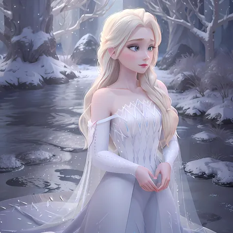 snow_queen_elsa, (blonde hair), <lora:snow_queen_elsa:0.7>